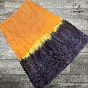 Loft Tie Dye A Line Skirt Size 2